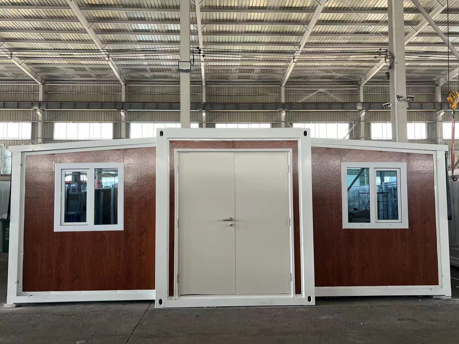 uPVC double exterior door for expandable container houses and modular homes