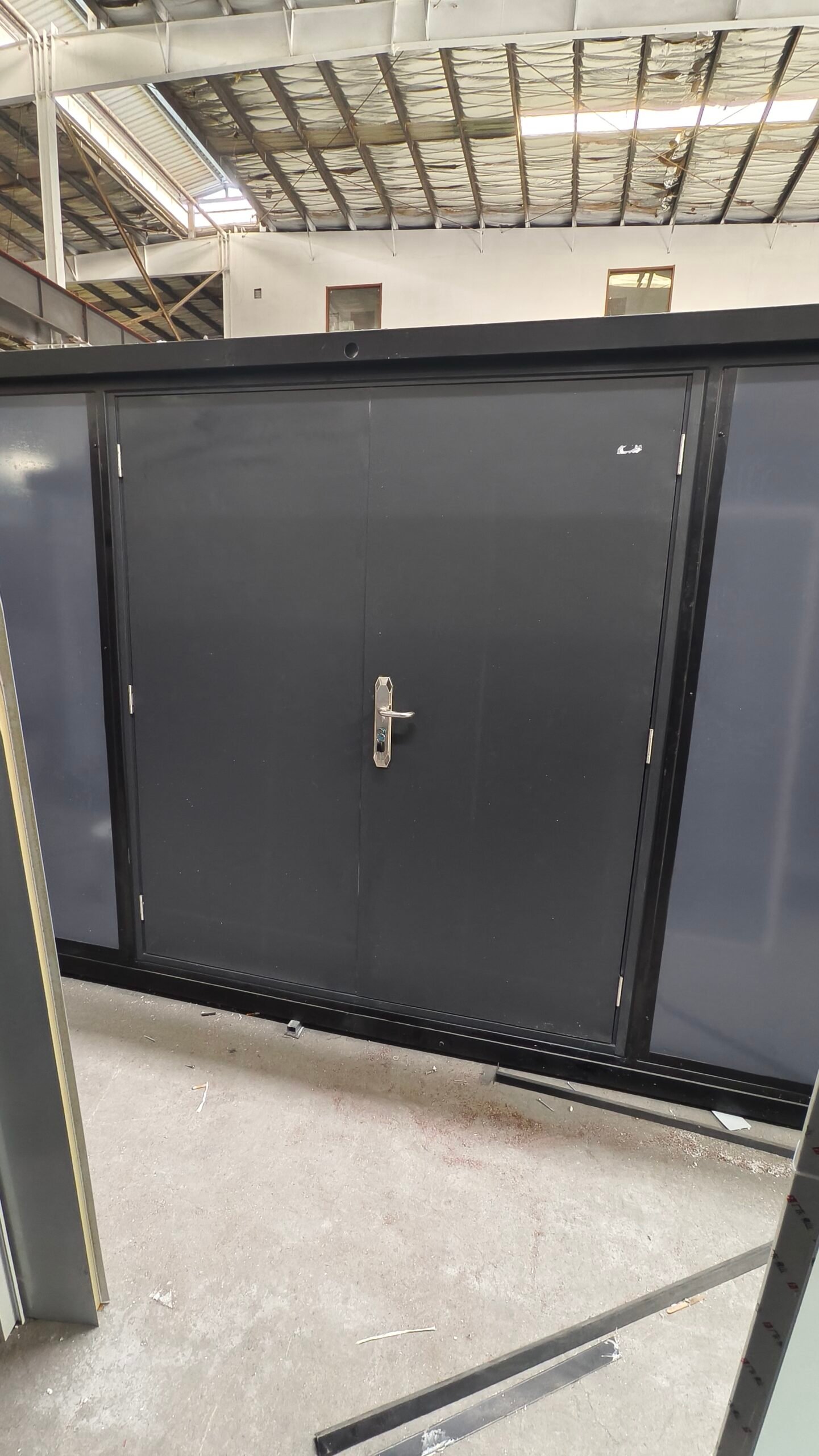 uPVC exterior entrance door option for prefab houses and expandable container homes