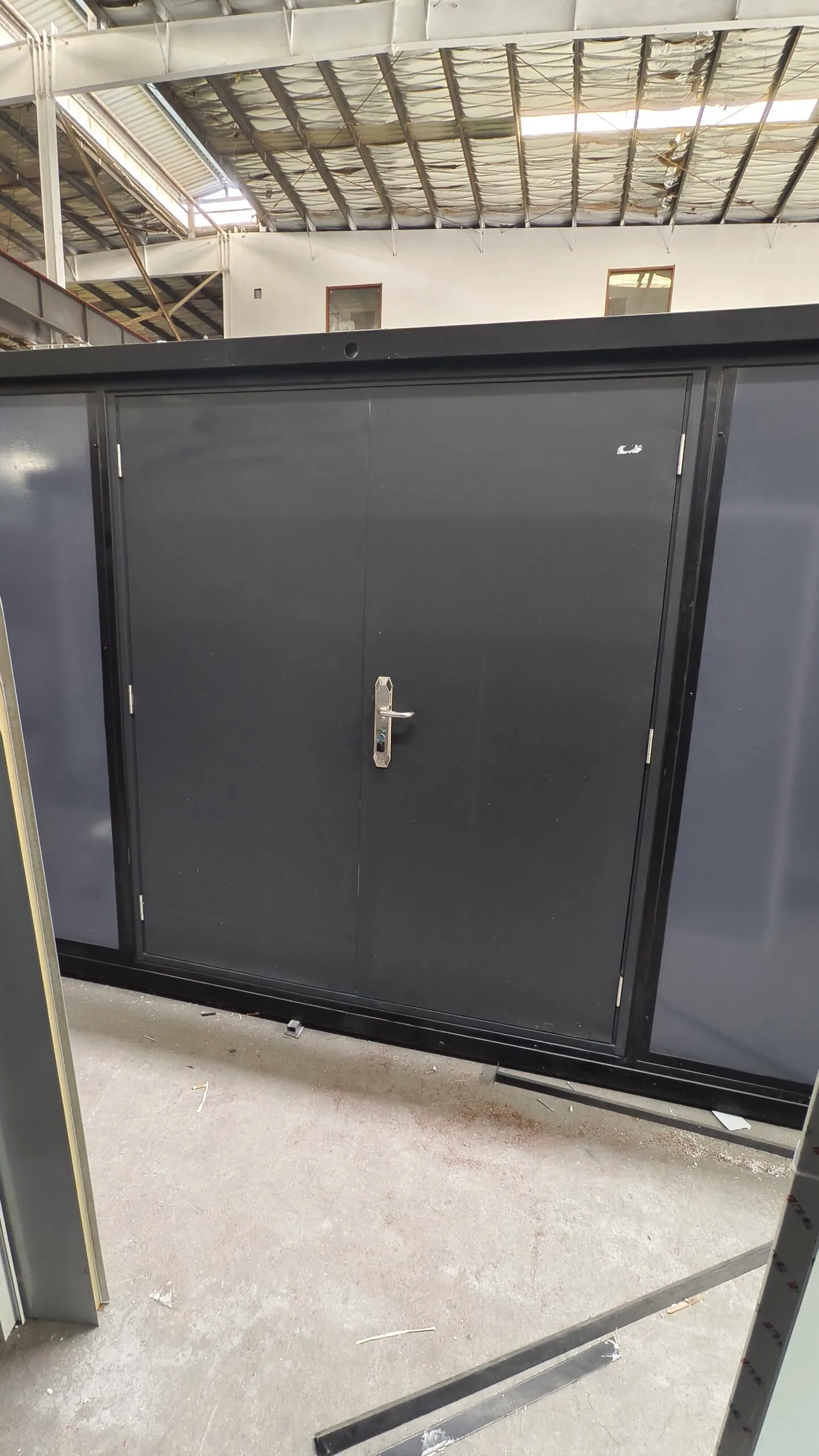 uPVC exterior entrance door option for prefab houses and expandable container homes