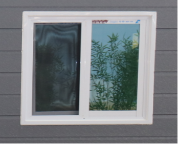 White thermal break aluminum window with flexible opening design for prefab houses