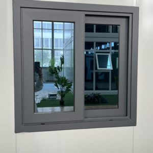 Thermal break aluminum sliding window option for expandable container houses