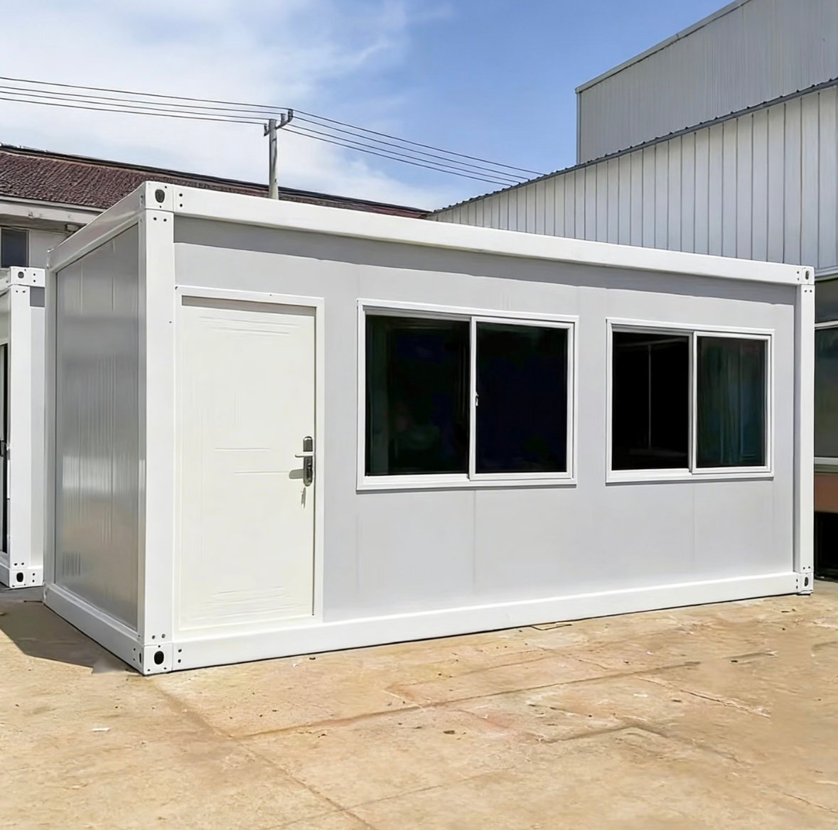 white-prefab-container-office-building