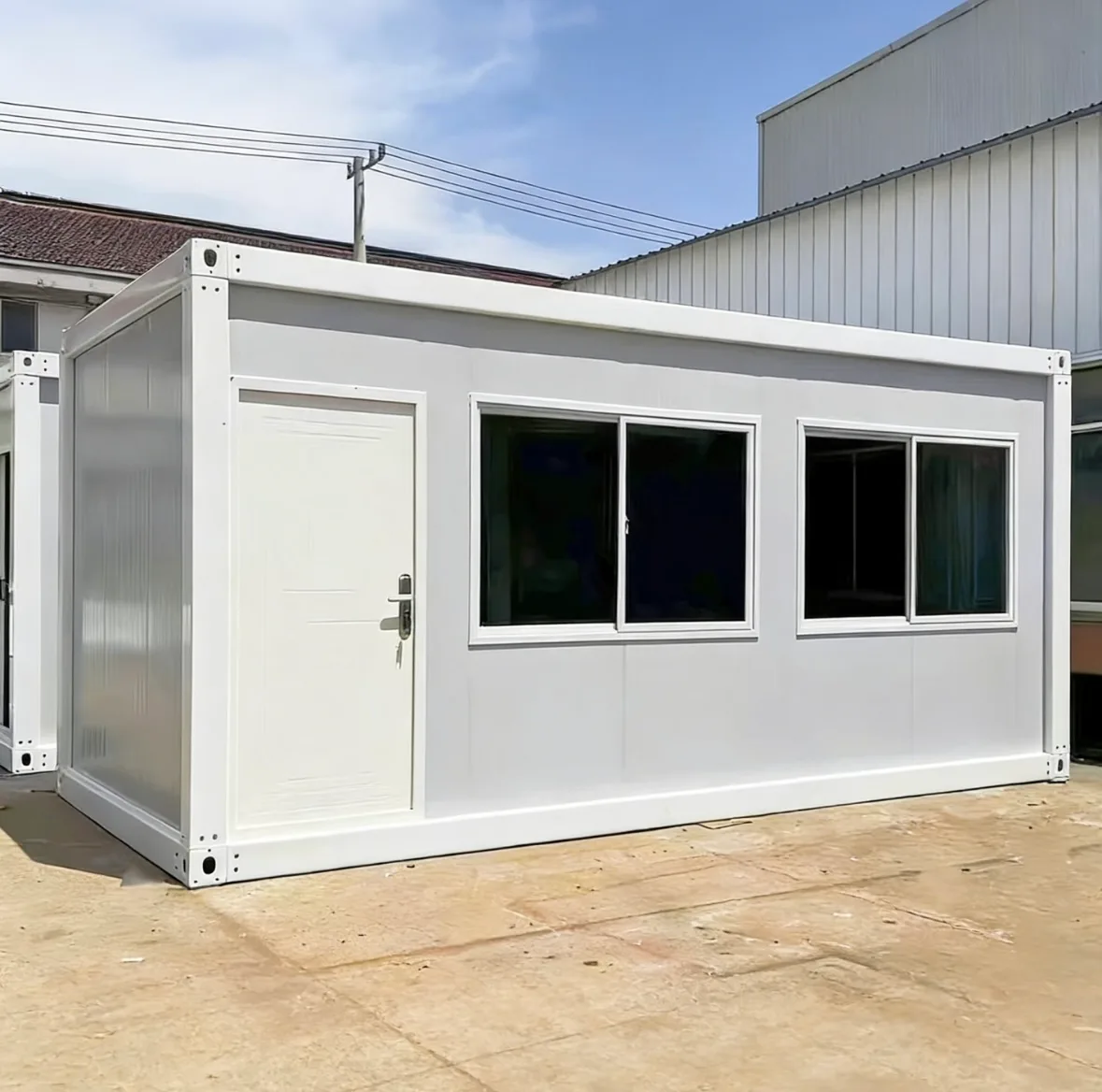 white-prefab-container-office-building